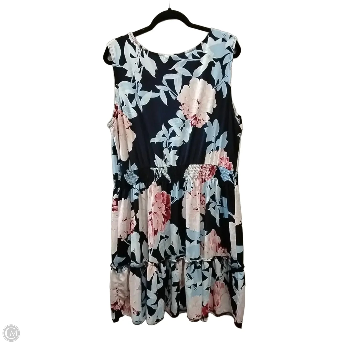 Dress Casual Midi By En Focus In Floral Print, Size: 20