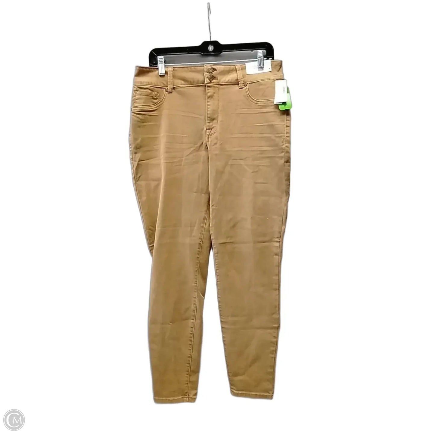 Jeans Straight By Maurices In Tan, Size: L
