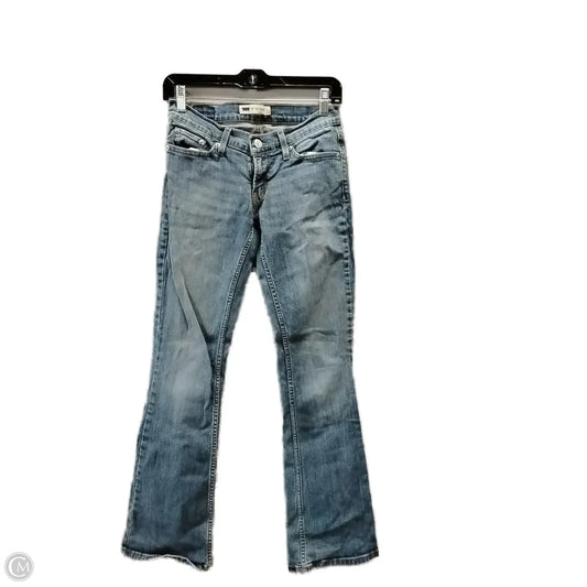 Jeans Straight By Levis In Blue Denim, Size: 5