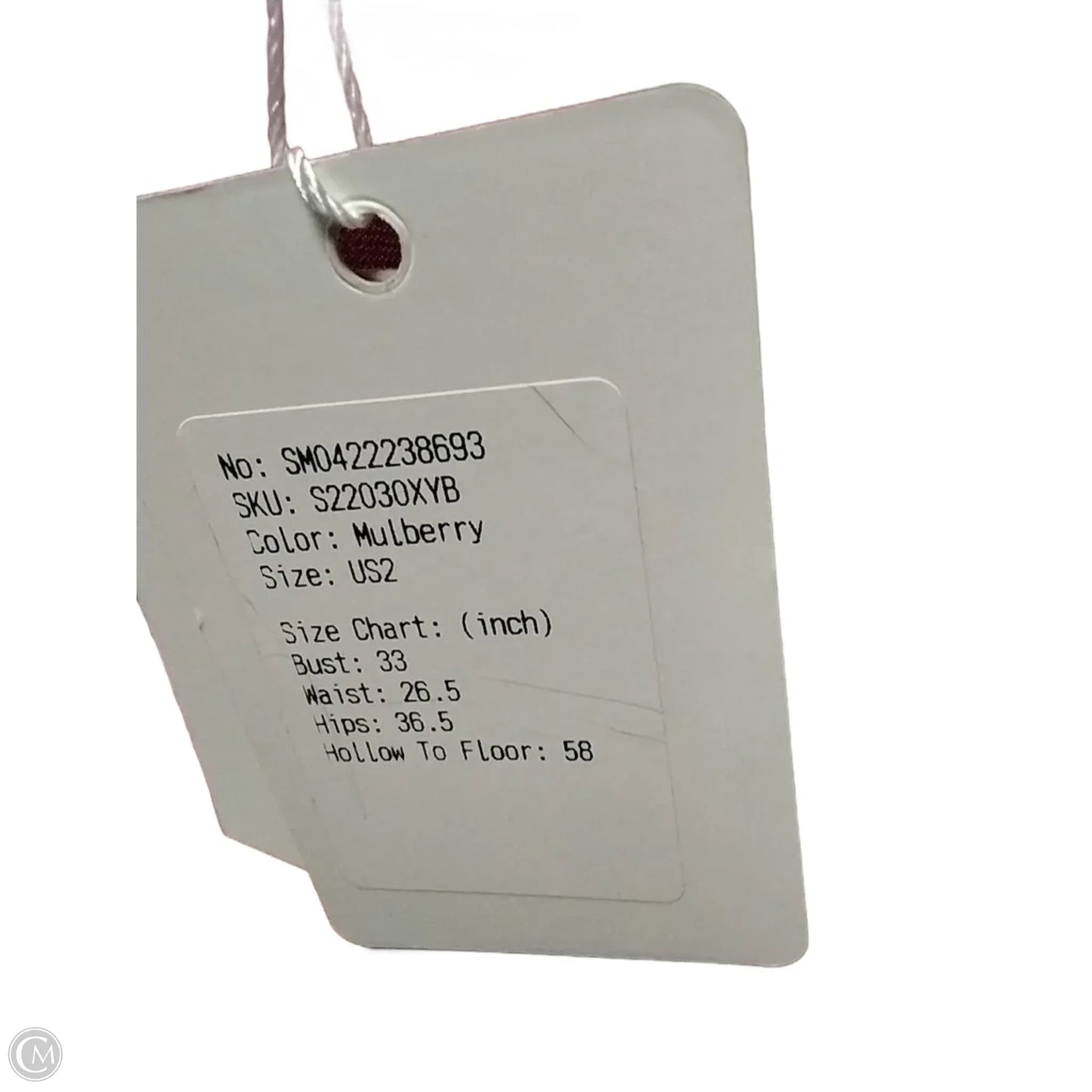 Dress Party Long By Clothes Mentor In Purple, Size: S