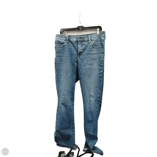 Jeans Flared By Express In Blue Denim, Size: 12