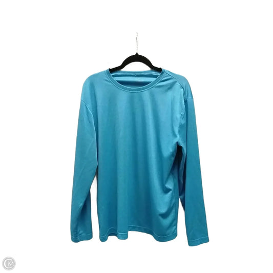 Top Long Sleeve By Clothes Mentor In Blue, Size: L