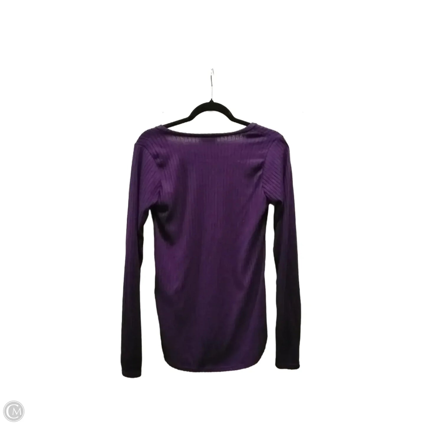 Top Long Sleeve Basic By Clothes Mentor In Purple, Size: S