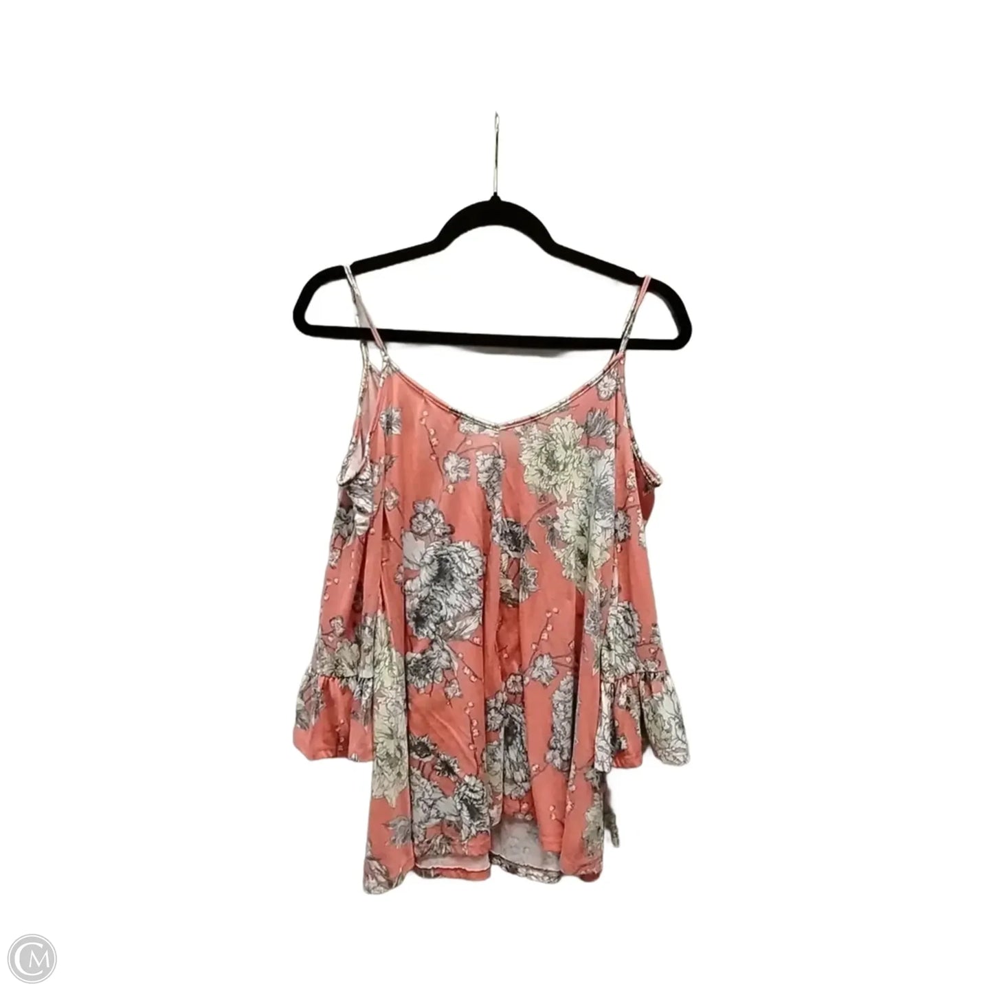 Top Long Sleeve By Easel In Floral Print, Size: S