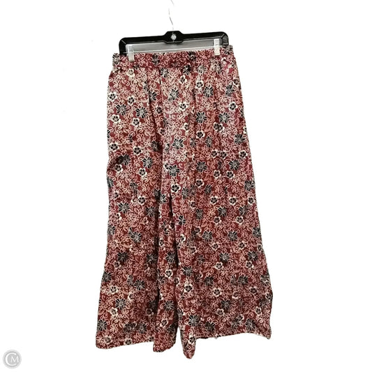 Pants Lounge By Clothes Mentor In Floral Print, Size: L