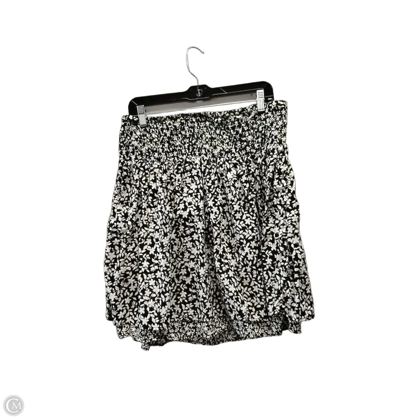 Skirt Midi By J. Jill In Black & White, Size: L