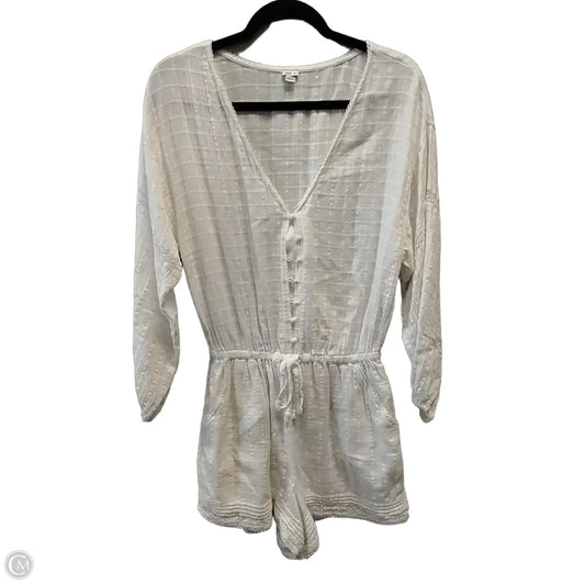 Romper By Aerie In White, Size: M