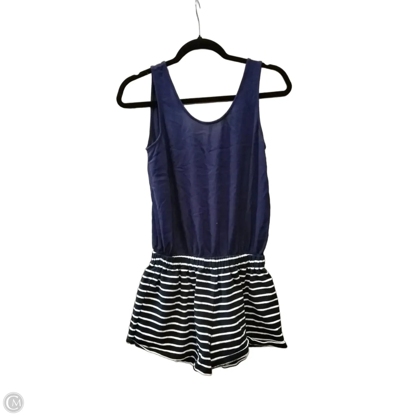 Romper By Umgee In Blue & White, Size: S