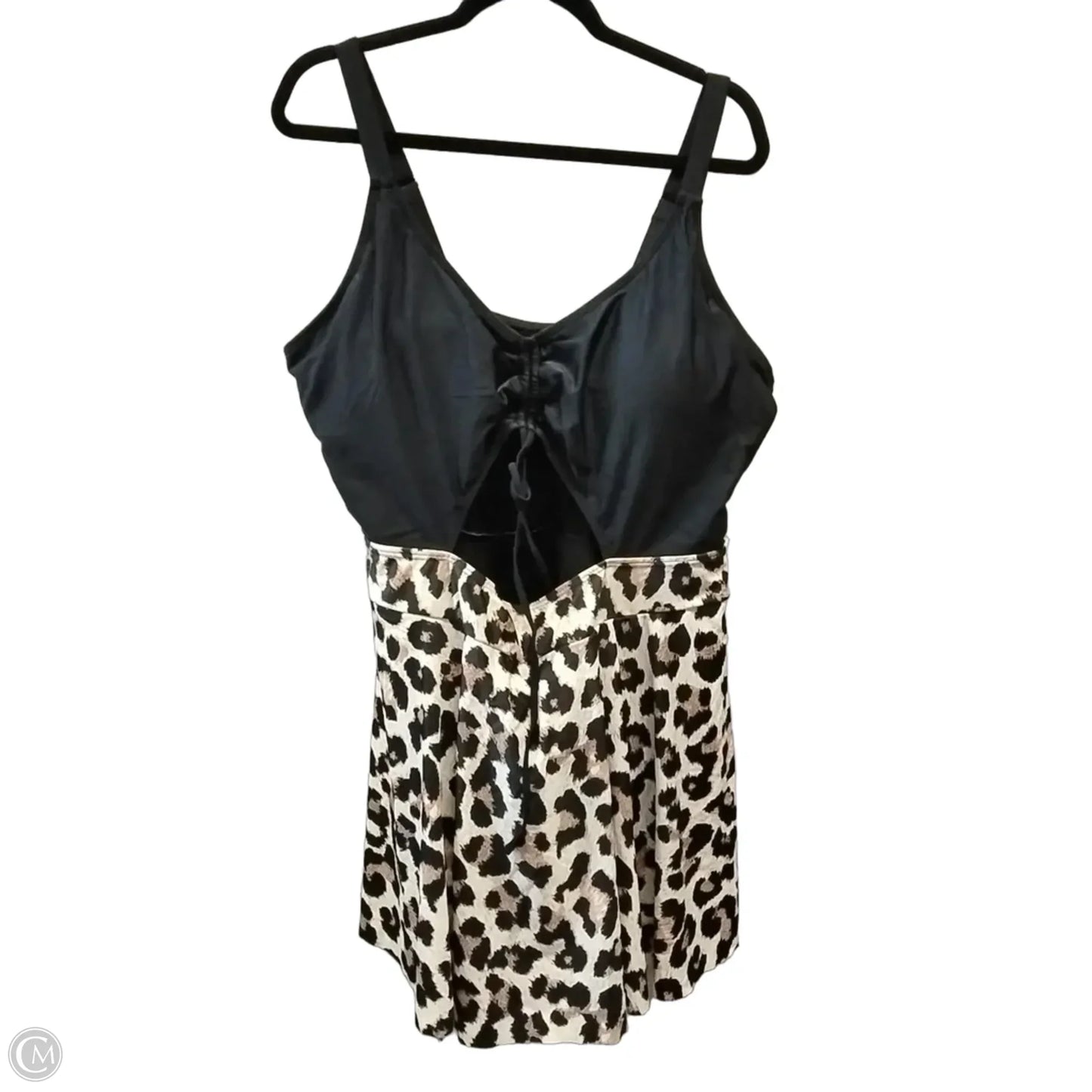 Swimsuit Top By Clothes Mentor In Animal Print, Size: Xxl
