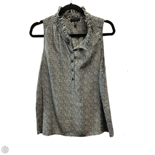 Top Sleeveless By J. Crew In Geometric Pattern, Size: 10