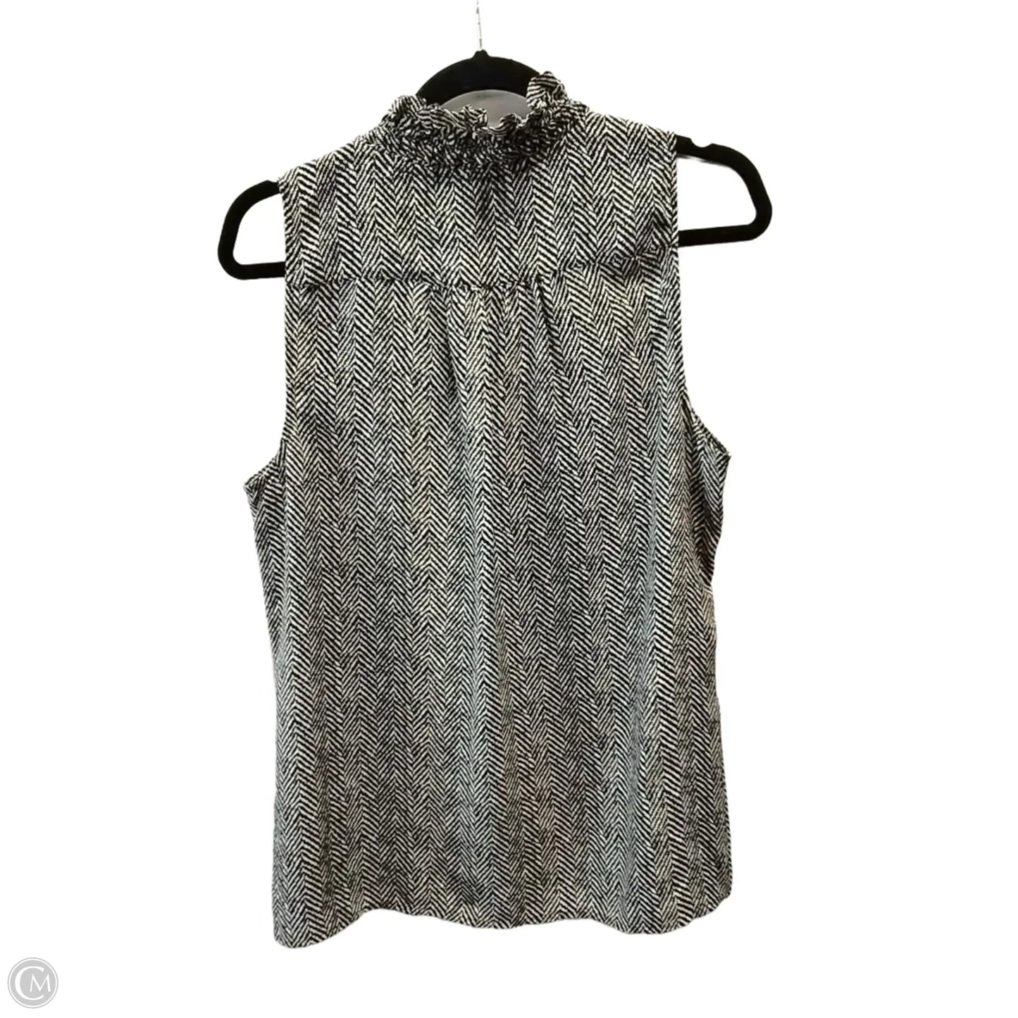 Top Sleeveless By J. Crew In Geometric Pattern, Size: 10