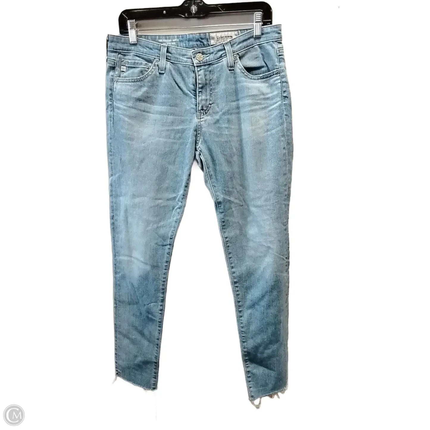 Jeans Skinny By Ag Jeans In Blue Denim, Size: 6
