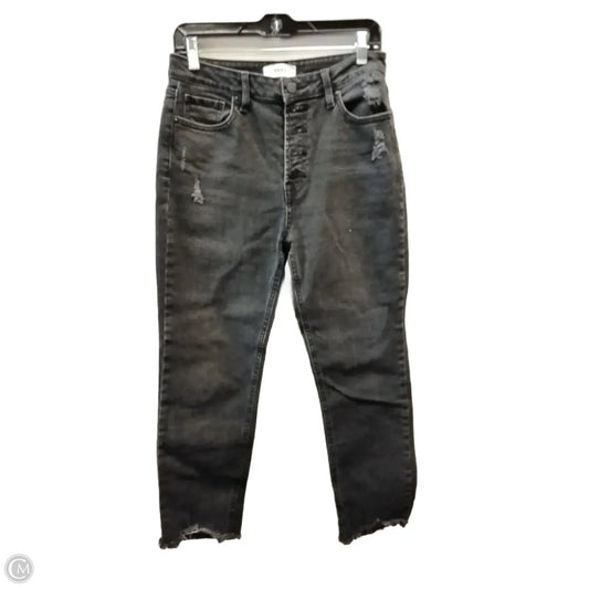 Jeans Straight By Clothes Mentor In Black, Size: 6
