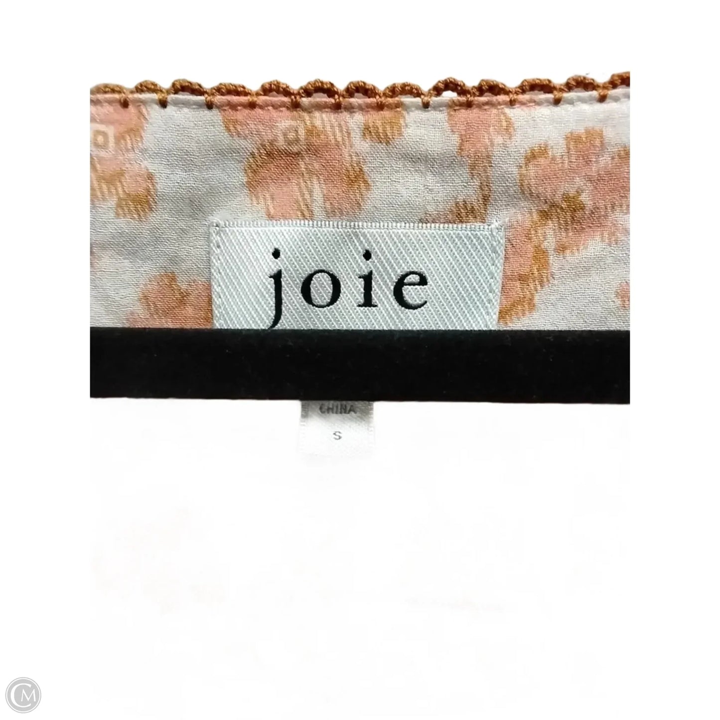 Blouse Short Sleeve By Joie In Floral Print, Size: S