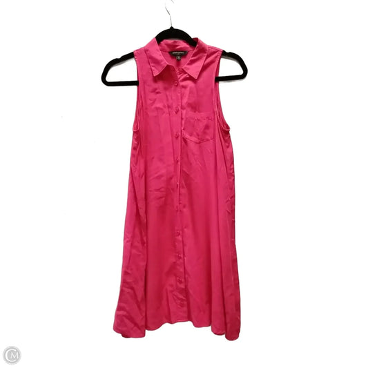 Dress Casual Midi By Banana Republic In Red, Size: Xs