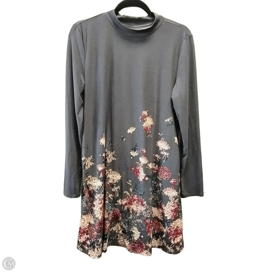 Dress Casual Midi By Maurices In Floral Print, Size: M