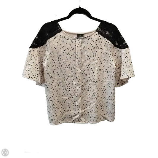 Blouse Short Sleeve By Worthington In Peach, Size: S