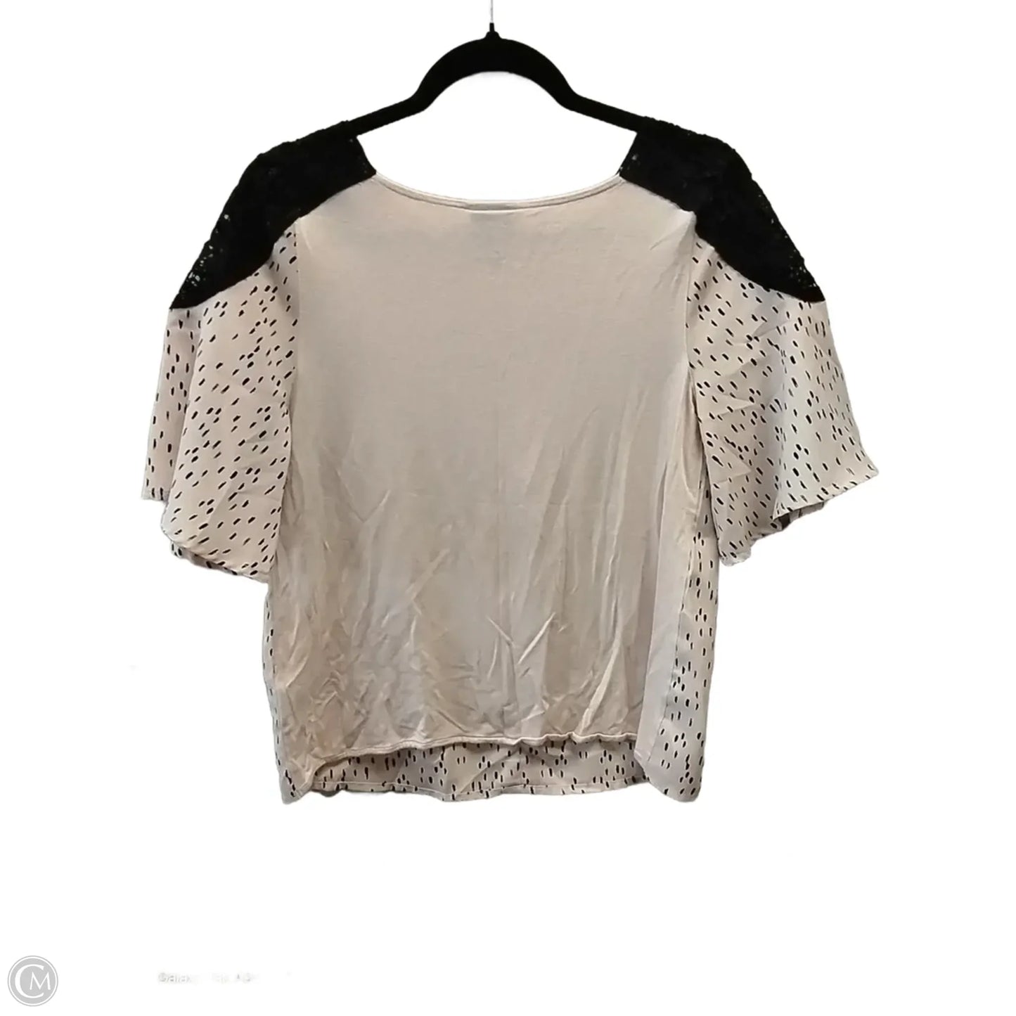 Blouse Short Sleeve By Worthington In Peach, Size: S