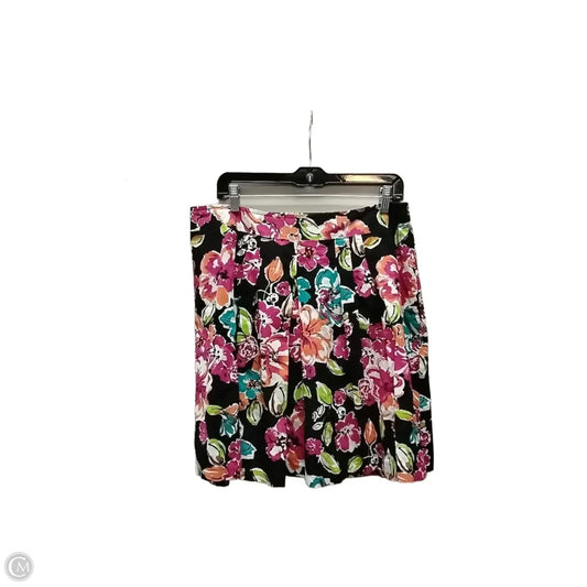 Skirt Mini & Short By Ann Taylor In Floral Print, Size: 12p