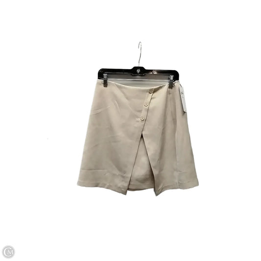 Skirt Mini & Short By Clothes Mentor In Beige, Size: L