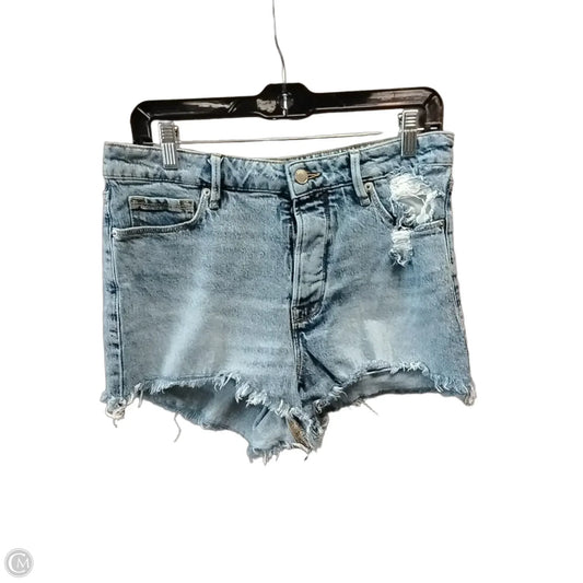 Shorts By Good American In Blue Denim, Size: 8