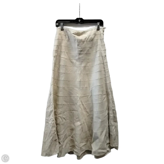 Skirt Maxi By Soft Surroundings In Tan, Size: M