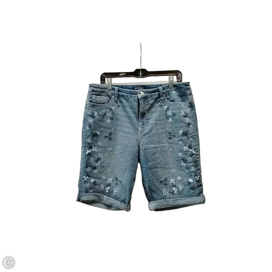 Shorts By Bandolino In Blue Denim, Size: 14