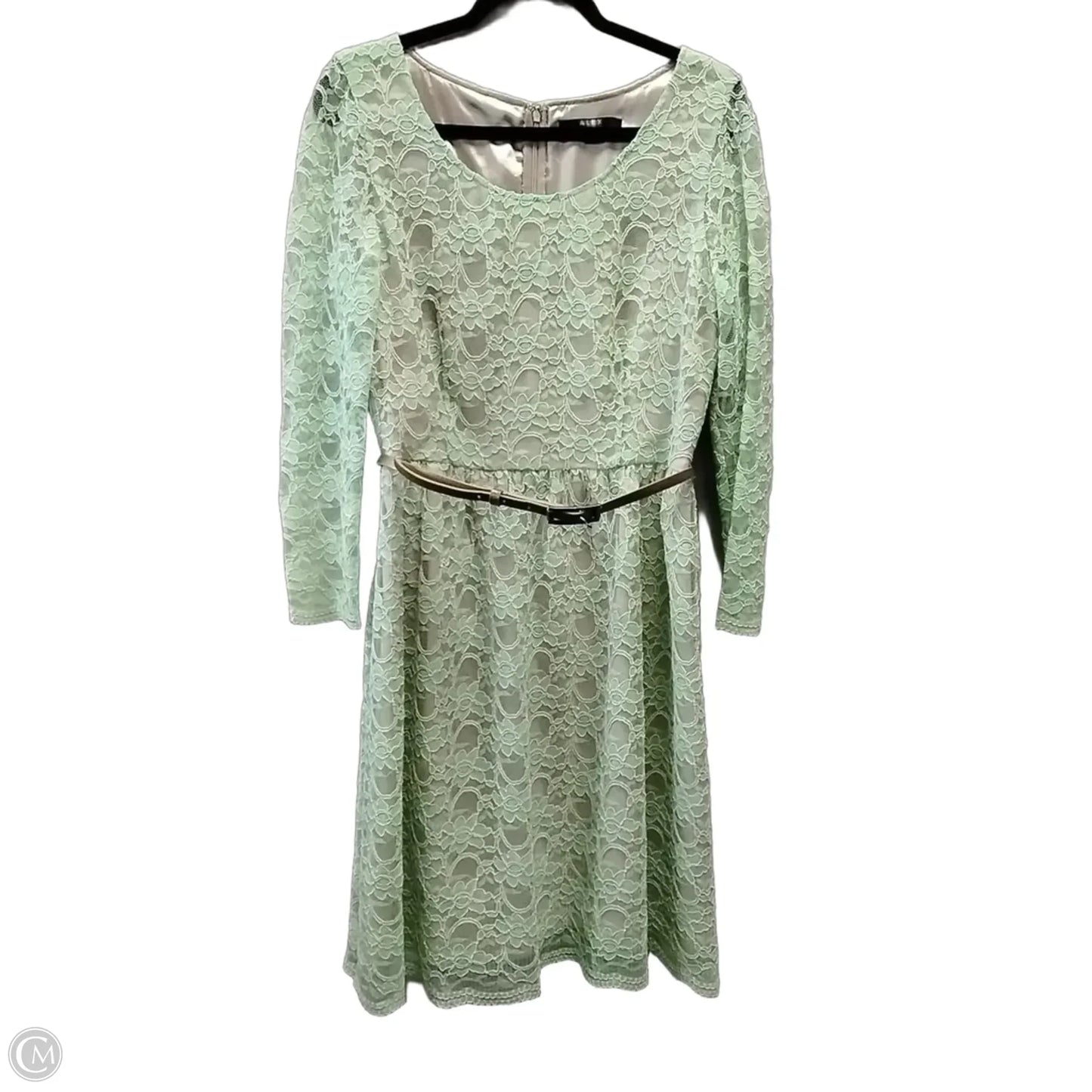 Dress Casual Midi By Alex Marie In Green, Size: 8