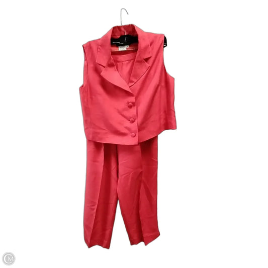 Pants Set 2pc By Donna Morgan In Red, Size: 8
