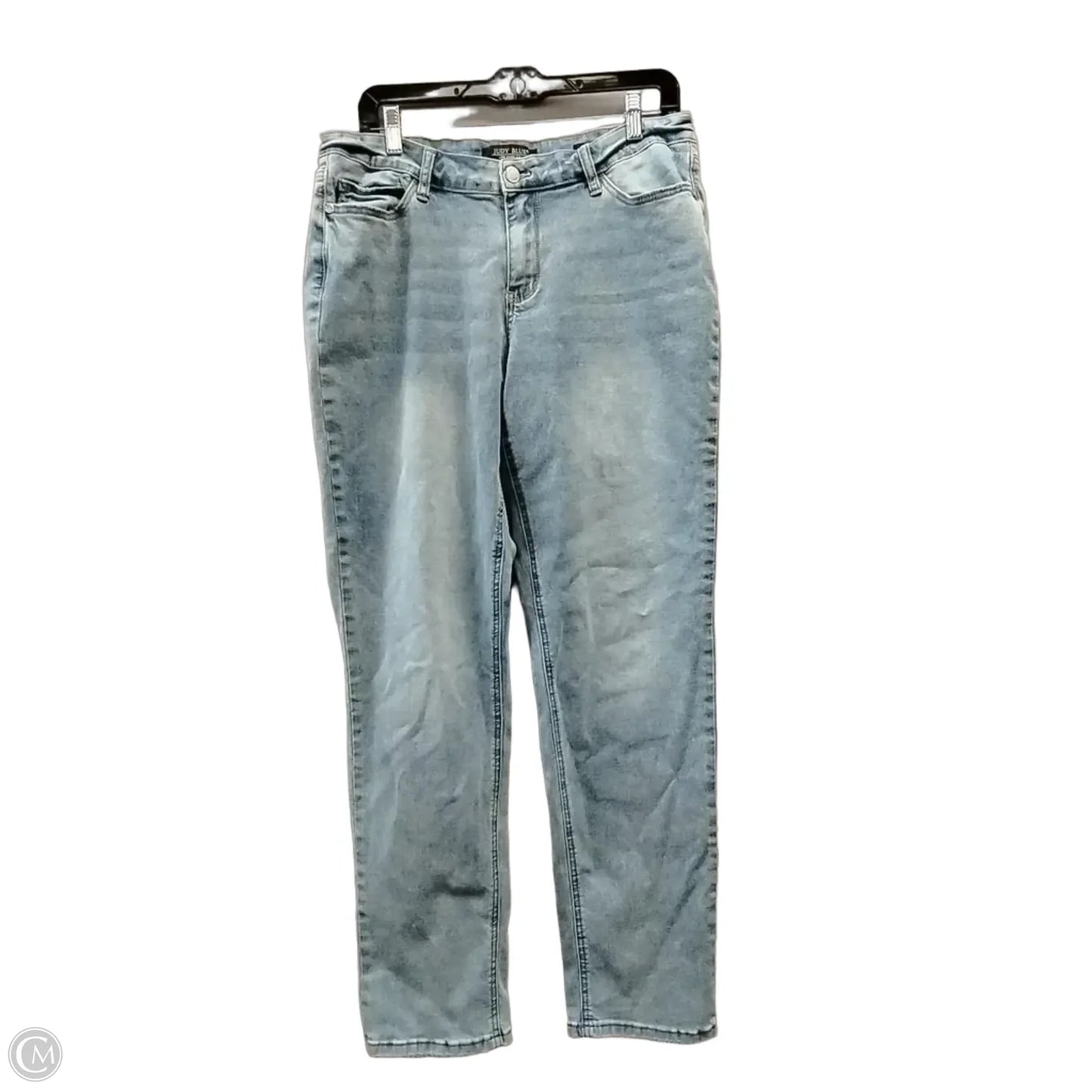 Jeans Straight By Judy Blue In Blue Denim, Size: 10