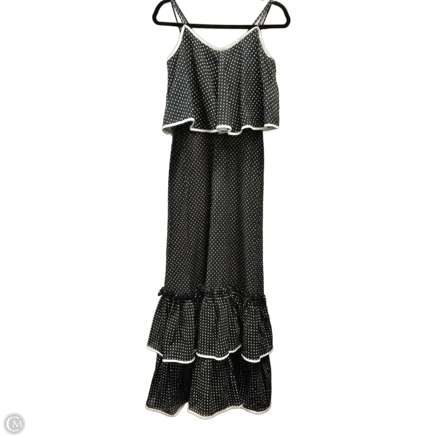 Dress Casual Maxi By Leslie Fay In Polkadot Pattern, Size: 10