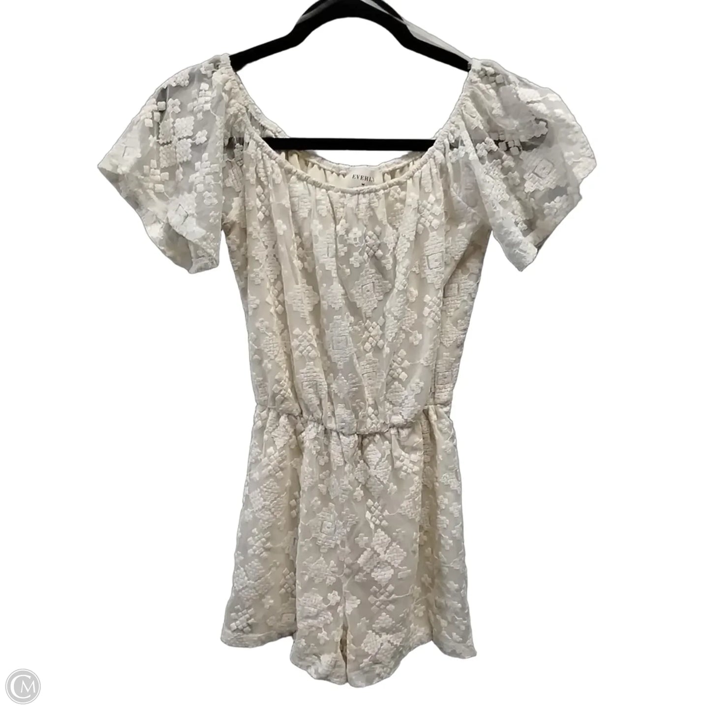 Romper By Everly In Cream, Size: S