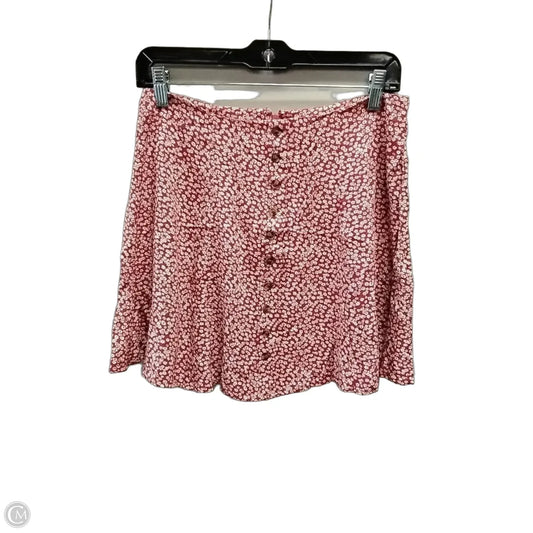 Skirt Mini & Short By American Eagle In Red, Size: 4