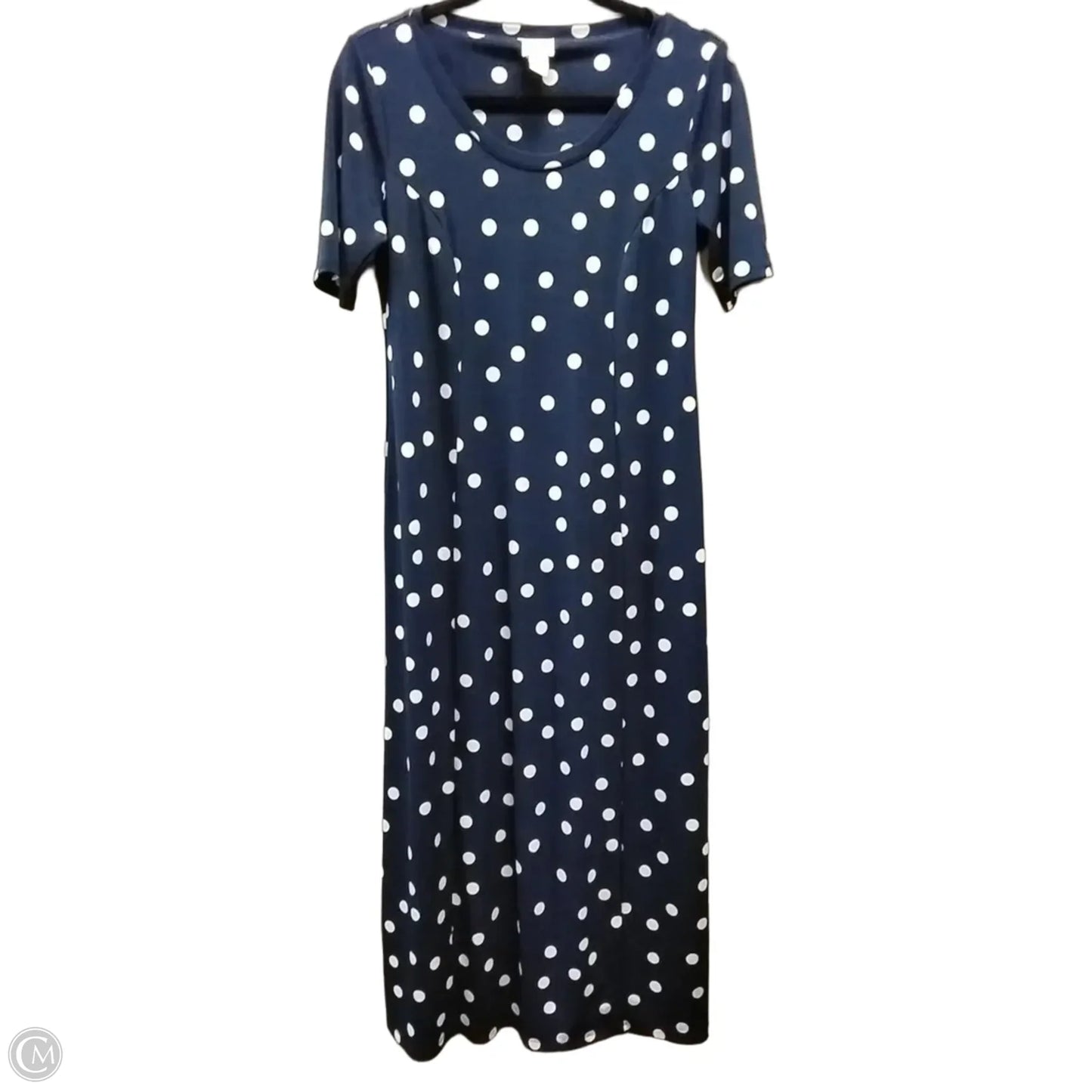 Dress Casual Maxi By Chicos In Polkadot Pattern, Size: 0p