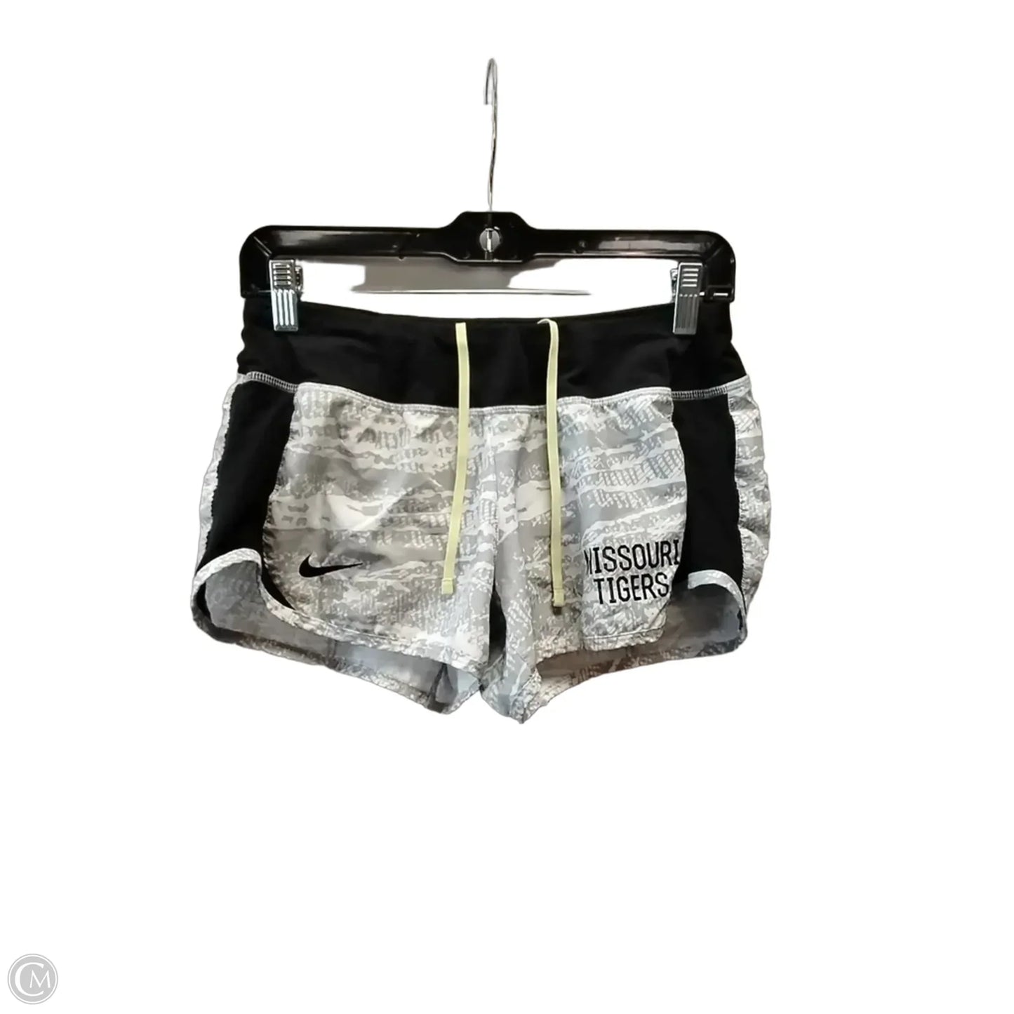 Athletic Shorts By Nike In Black & Grey, Size: S