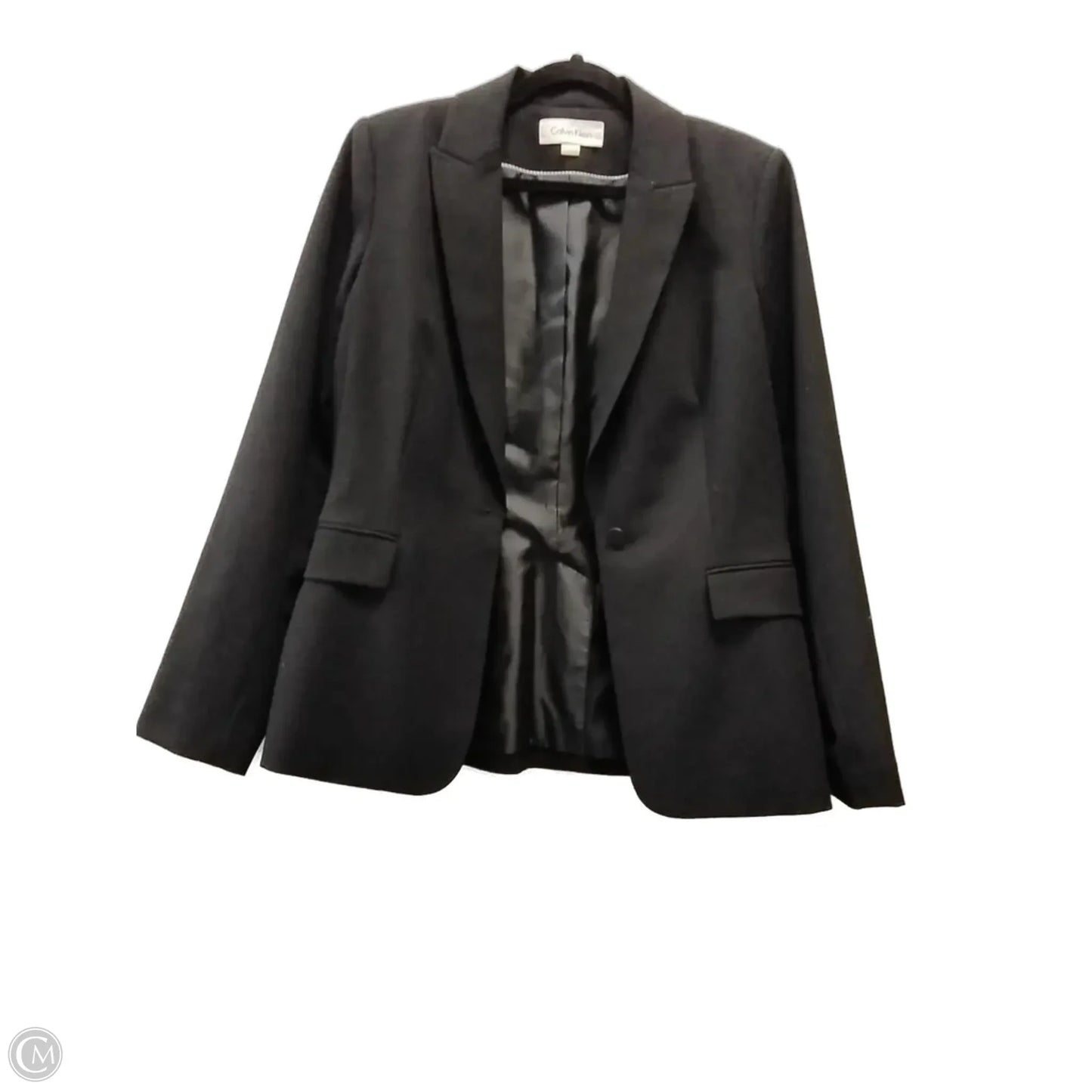 Blazer By Calvin Klein In Black, Size: 8