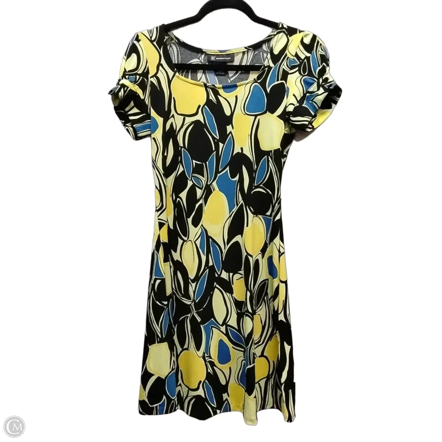 Dress Casual Midi By Inc In Yellow, Size: 4