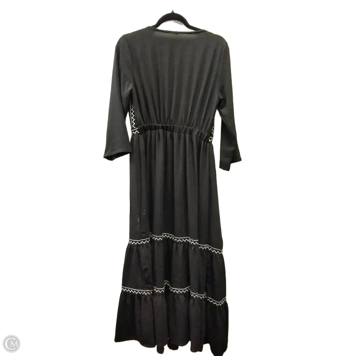 Dress Casual Maxi By Clothes Mentor In Black, Size: 8
