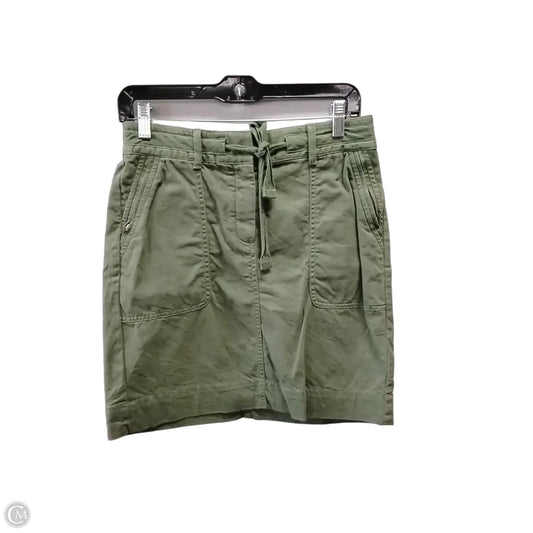 Skirt Midi By Banana Republic In Green, Size: 0