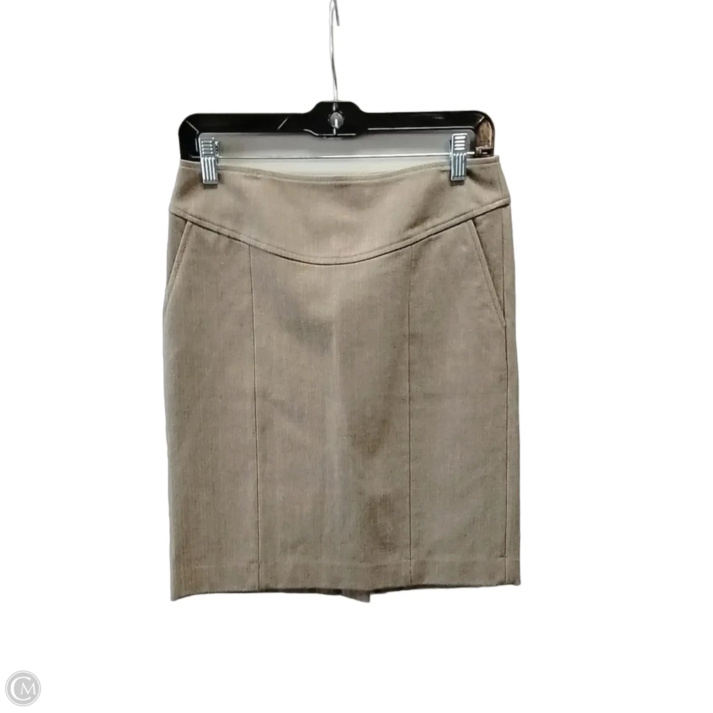 Skirt Midi By Banana Republic In Beige, Size: 4