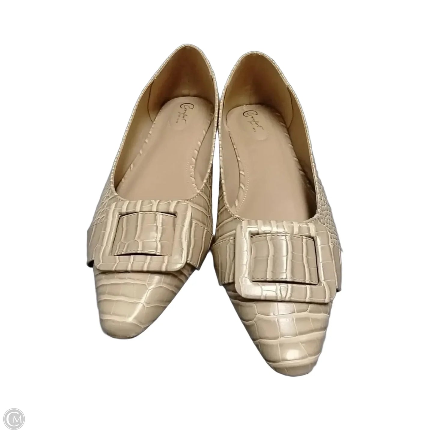 Shoes Flats By Cato In Snakeskin Print, Size: 11