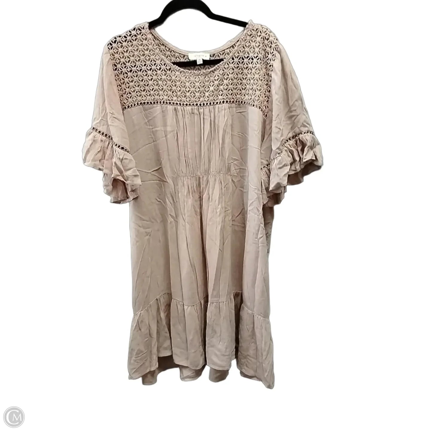 Dress Casual Midi By Umgee In Peach, Size: 2x