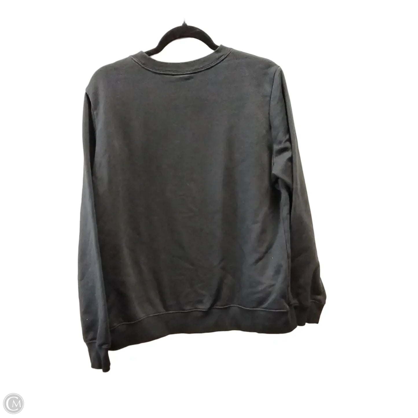 Athletic Sweatshirt Crewneck By Nike In Black, Size: L