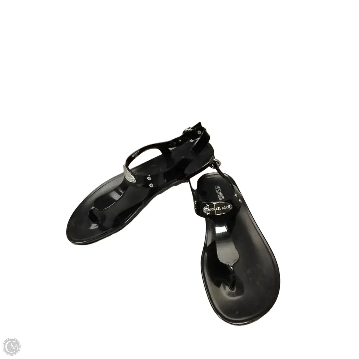 Sandals Flats By Michael By Michael Kors In Black, Size: 8