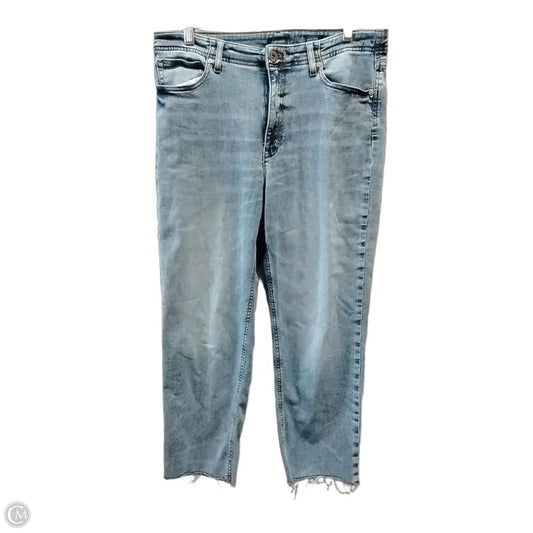 Jeans Cropped By J. Jill In Blue Denim, Size: 12