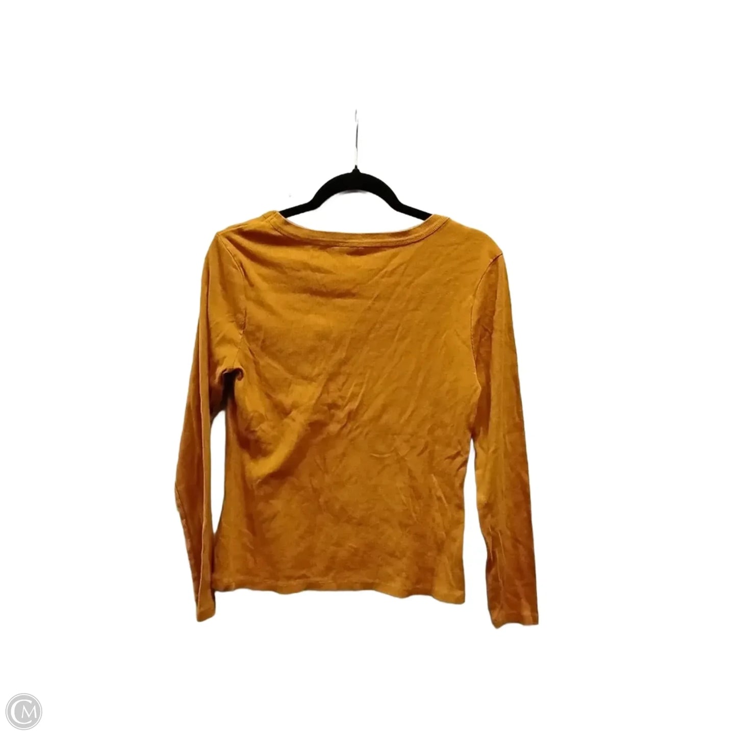 Top Long Sleeve By Cato In Orange, Size: L