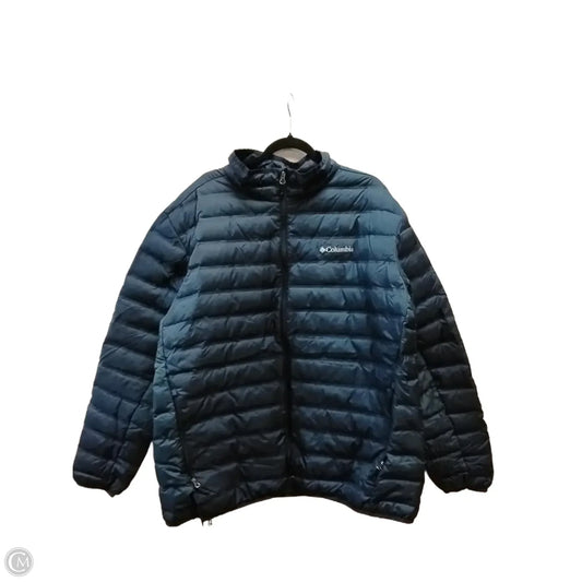 Coat Puffer & Quilted By Columbia In Blue, Size: Xxl