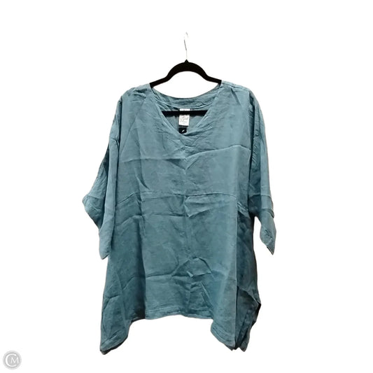 Top Short Sleeve By Clothes Mentor In Blue, Size: M