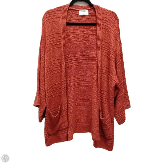 Sweater Cardigan By Old Navy In Orange, Size: M