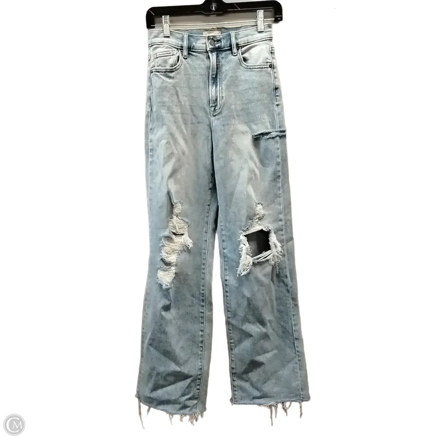 Jeans Wide Leg By Altard State In Blue Denim, Size: 0